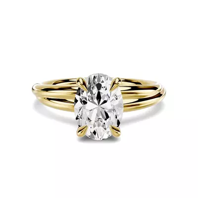 Avalon Crossover 1.00 ct. Oval Lab Engagement Ring