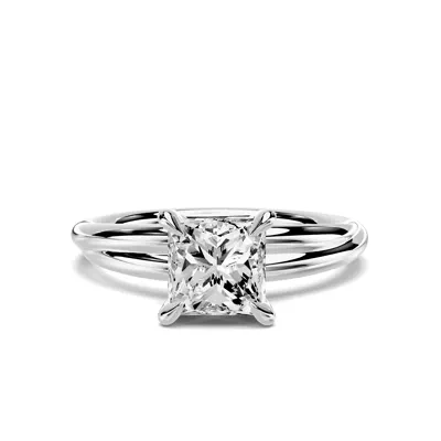 Avalon Crossover 1.00 ct. Princess-Cut Lab Engagement Ring