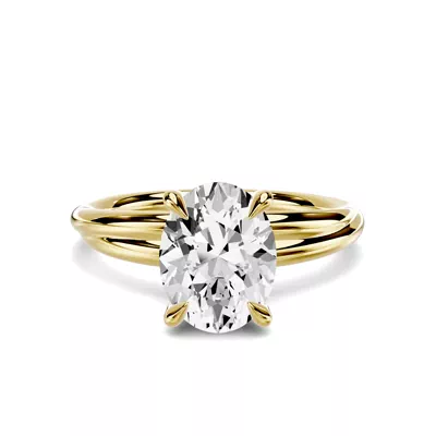 Avalon Crossover 1.50 ct. Oval Lab Engagement Ring