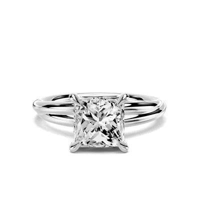 Avalon Crossover 1.50 ct. Princess-Cut Lab Engagement Ring