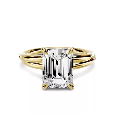 Avalon Crossover 2.00 ct. Emerald-Cut Lab Engagement Ring