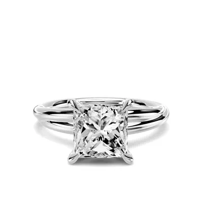 Avalon Crossover 3.00 ct. Princess-Cut Lab Engagement Ring