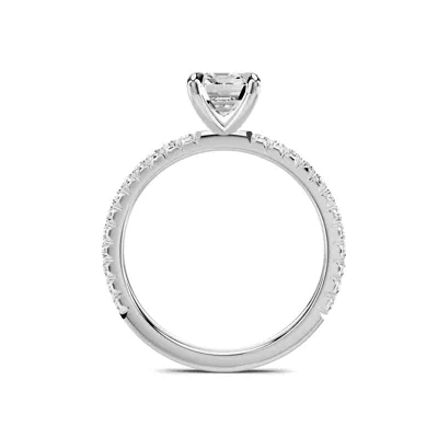 Serra Knife Edge 1.00 ct. Princess-Cut Lab Engagement Ring (2mm)