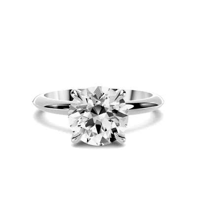 Serra Knife Edge 1.50 ct. Round Lab Engagement Ring (2mm)