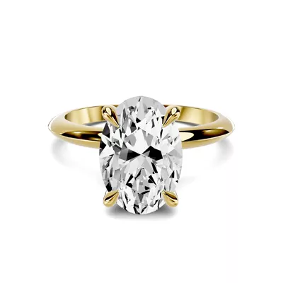Serra Knife Edge 2.00 ct. Oval Lab Engagement Ring (2mm)