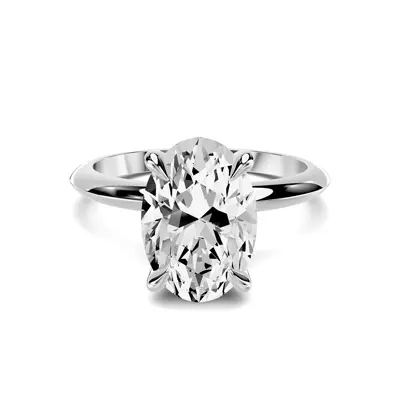 Serra Knife Edge 2.00 ct. Oval Lab Engagement Ring (2mm)