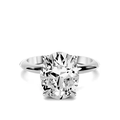 Serra Knife Edge 2.50 ct. Oval Lab Engagement Ring (2mm)