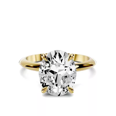 Serra Knife Edge 2.50 ct. Oval Lab Engagement Ring (2mm)