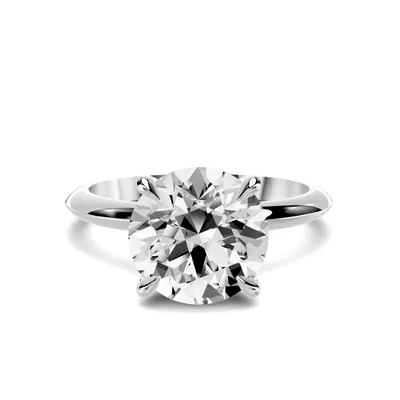 Serra Knife Edge 2.50 ct. Round Lab Engagement Ring (2mm)