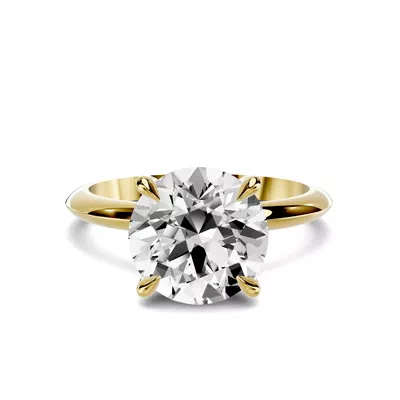 Serra Knife Edge 2.50 ct. Round Lab Engagement Ring (2mm)