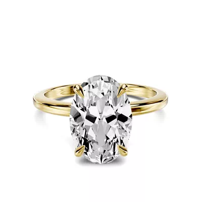 Avalon Classic Solitaire 3.00 ct. Oval Lab Engagement Ring