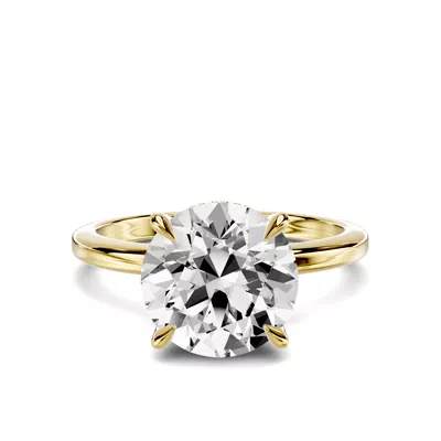 Avalon Classic Hidden Halo 2.50 ct. Round Lab Engagement Ring