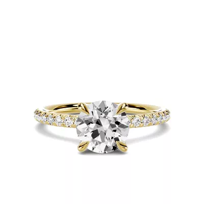 Avalon Classic Pavé 1.00 ct. Round Lab Engagement Ring