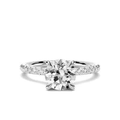 Avalon Classic Pavé 1.00 ct. Round Lab Engagement Ring