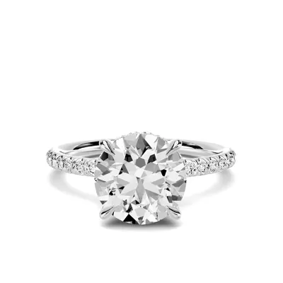Avalon Classic Pavé Hidden Halo 2.00 ct. Round Lab Engagement Ring