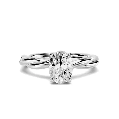 Riona Twist 1.00 ct. Oval Lab Engagement Ring