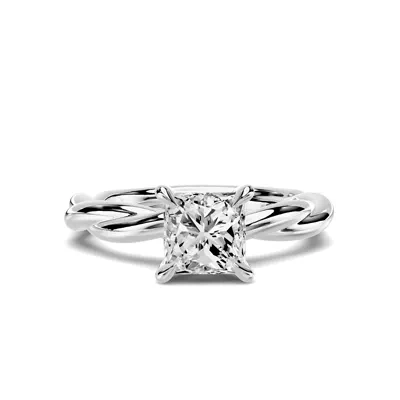 Riona Twist 1.00 ct. Princess-Cut Lab Engagement Ring