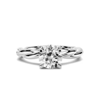 Riona Twist 1.00 ct. Round Lab Engagement Ring