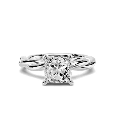 Riona Twist 1.50 ct. Princess-Cut Lab Engagement Ring