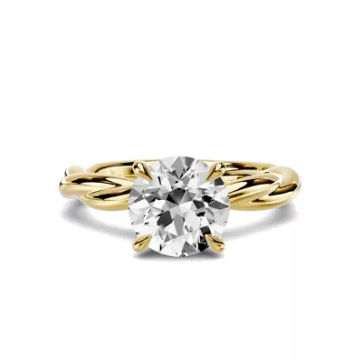 Riona Twist 1.50 ct. Round Lab Engagement Ring