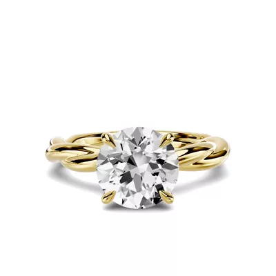 Riona Twist 2.00 ct. Round Lab Engagement Ring