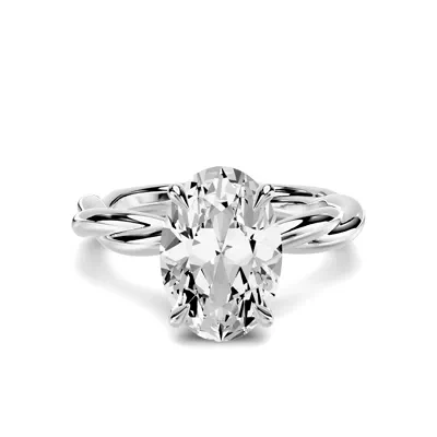 Riona Twist 3.00 ct. Oval Lab Engagement Ring