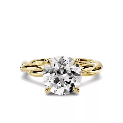 Riona Twist 3.00 ct. Round Lab Engagement Ring