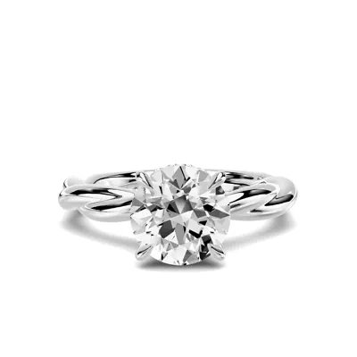 Riona Twist Hidden Halo 1.50 ct. Round Lab Engagement Ring
