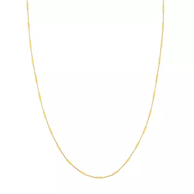 Bar Station Gold Necklace
