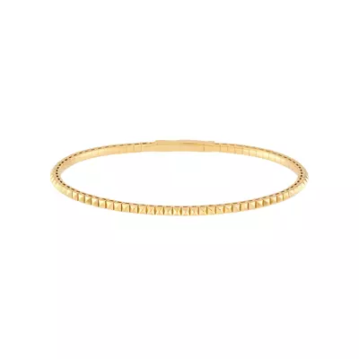 Pyramid Flex Gold Bangle