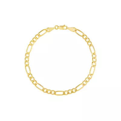 Figaro Gold Bracelet (4.75mm)