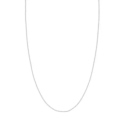 Box Chain Gold Necklace (0.96mm, 18 inches)