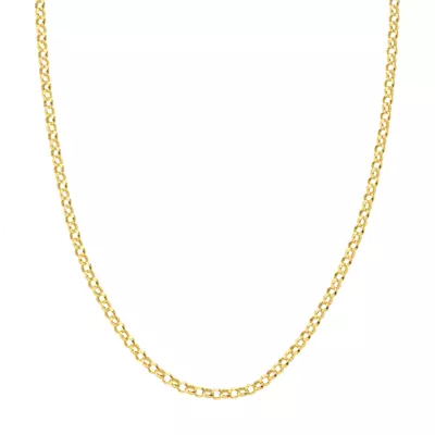 Rolo Chain Gold Necklace (3.75mm)