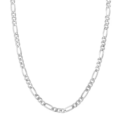 Concave Figaro Silver Necklace (5.8mm, 22")