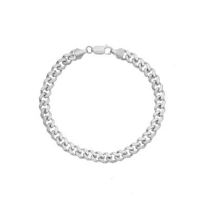 Miami Cuban Silver Bracelet (7.3mm, 8.5")
