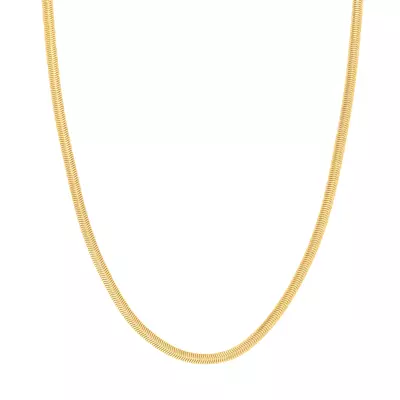 Flat Snake Gold Chain (4.2mm)