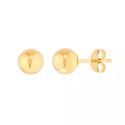 Ball Stud Earrings (5 mm)