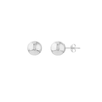 Ball Stud Earrings (8 mm)