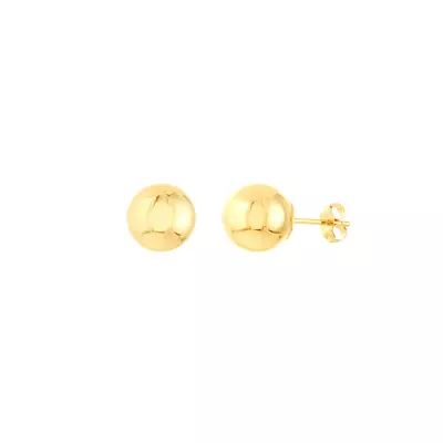 Ball Stud Earrings (8 mm)
