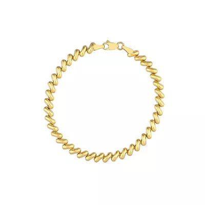 San Marco Twist Gold Bracelet