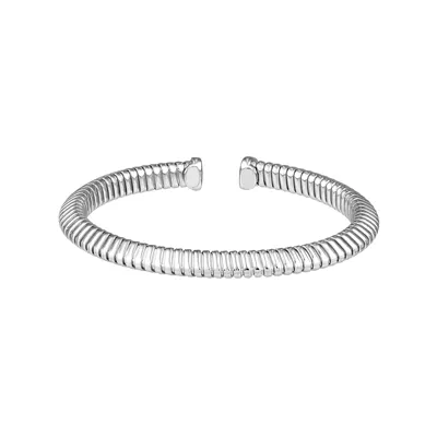 Tubogas Domed Silver Cuff