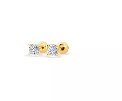 Diamond Stud Screw-Back Earrings (1/4 ct. tw.)