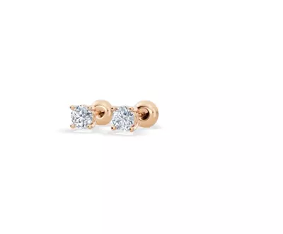 Diamond Stud Screw-Back Earrings (1/4 ct. tw.)