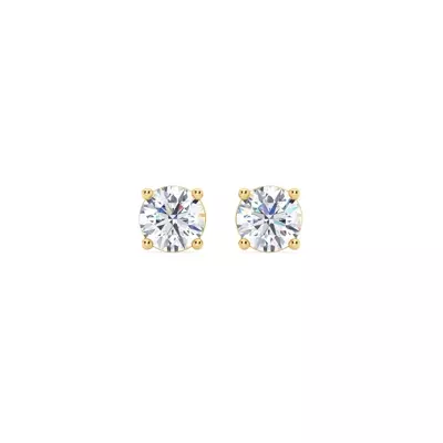 Diamond Stud Screw-Back Earrings (1 ct. tw.)
