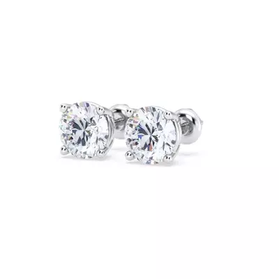 Diamond Stud Screw-Back Earrings (3 ct. tw.)