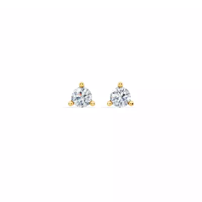 Three-Prong Martini Diamond Screw-Back Earrings (1/4 ct. tw.)