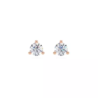 Three-Prong Diamond Martini Earrings (3/4 ct. tw.)