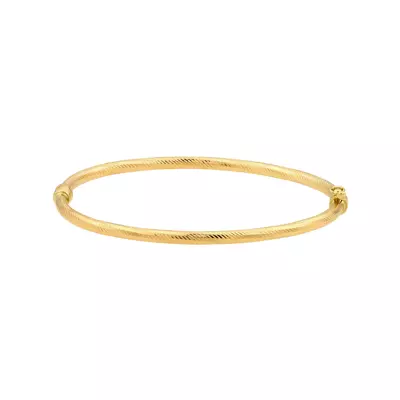 Spiral Gold Bangle