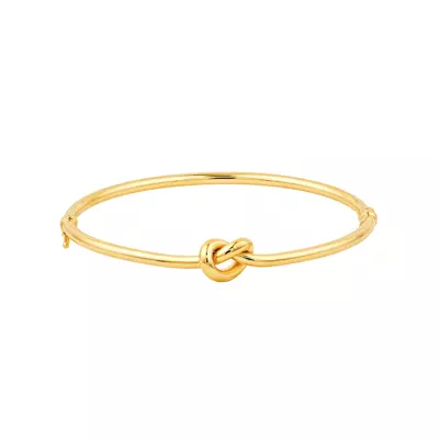 Knot Gold Bangle