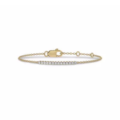 Petite Lab Diamond Tennis Chain Bracelet (0.25 ct. tw.)